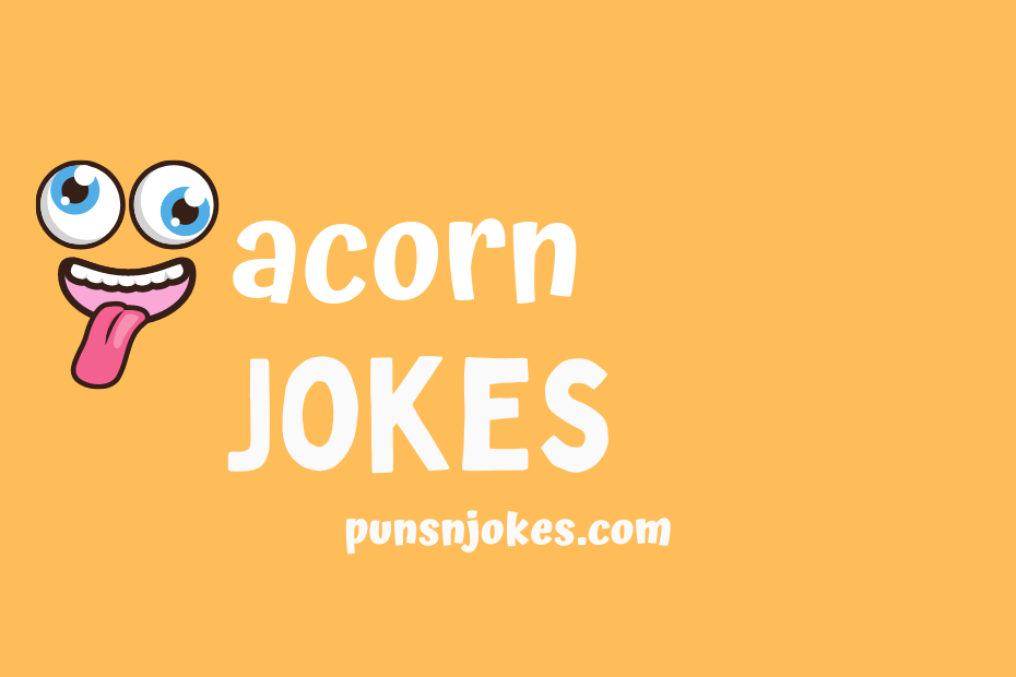 funny acorn jokes