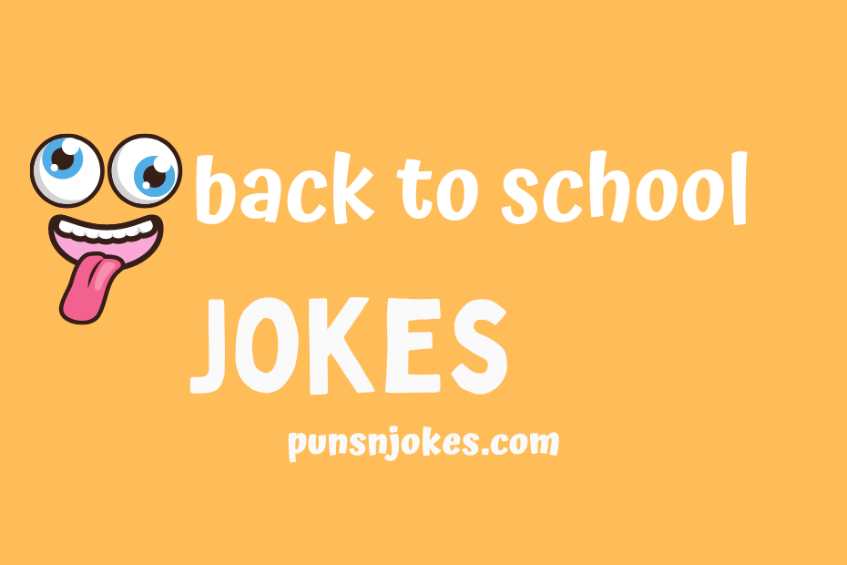 funny back to school jokes