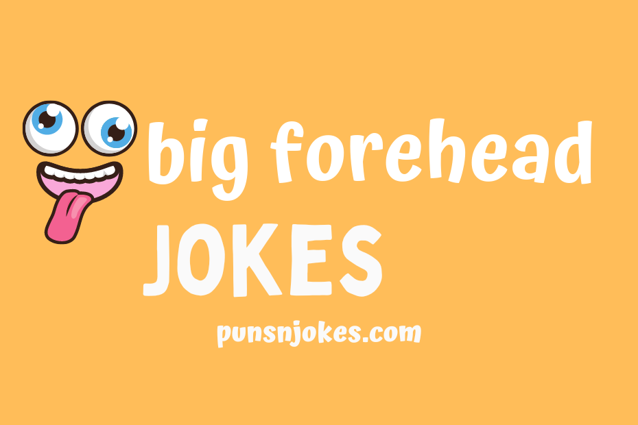 funny big forehead jokes