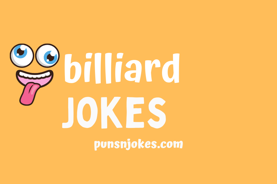 funny billiard jokes