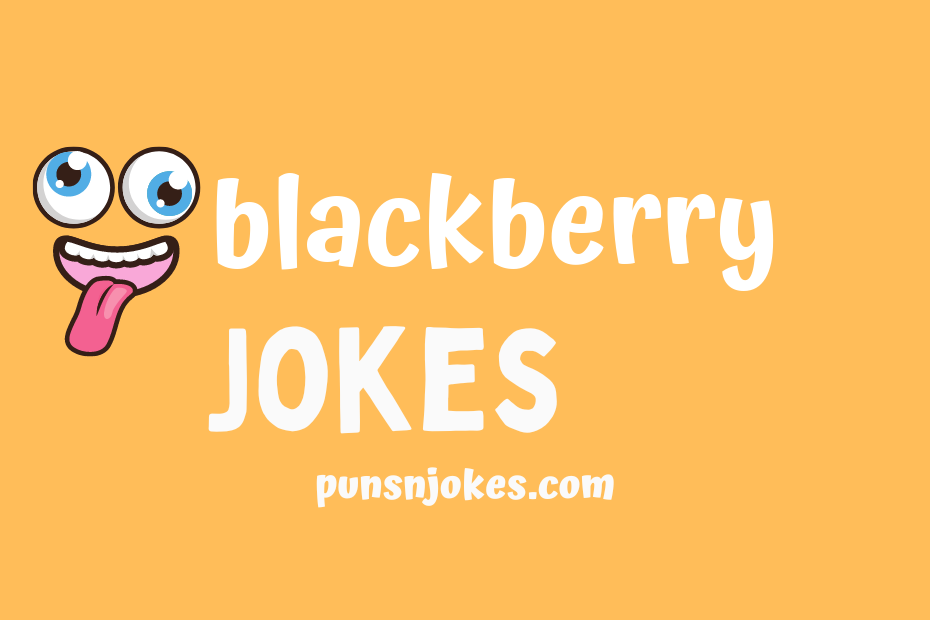 funny blackberry jokes