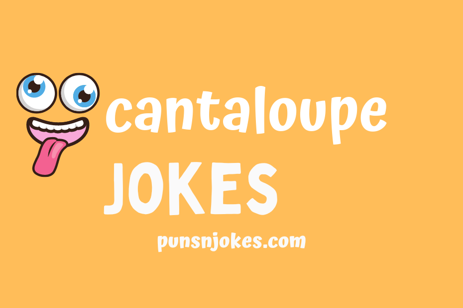 funny cantaloupe jokes