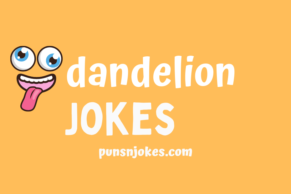 funny dandelion jokes