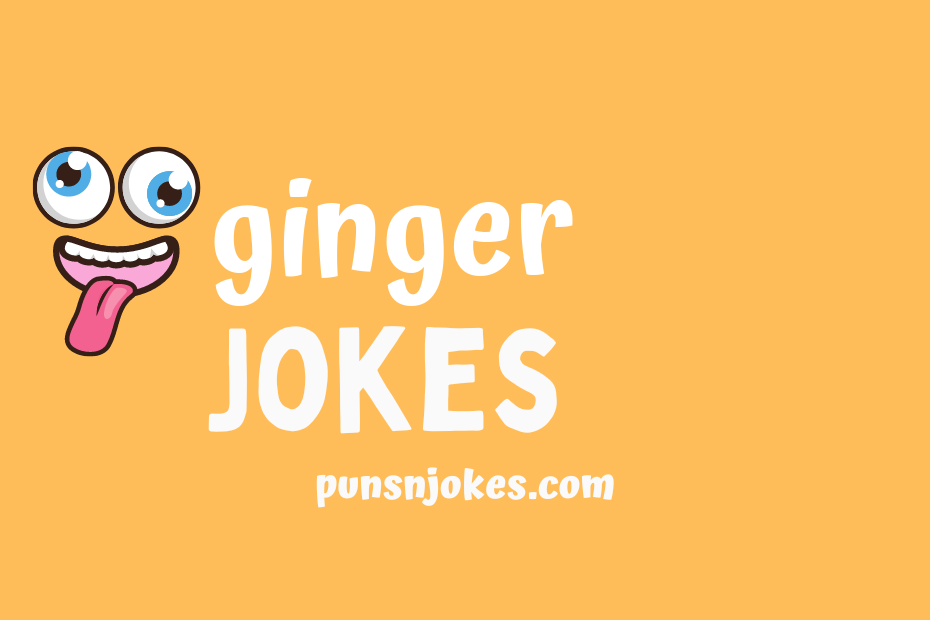 funny ginger jokes