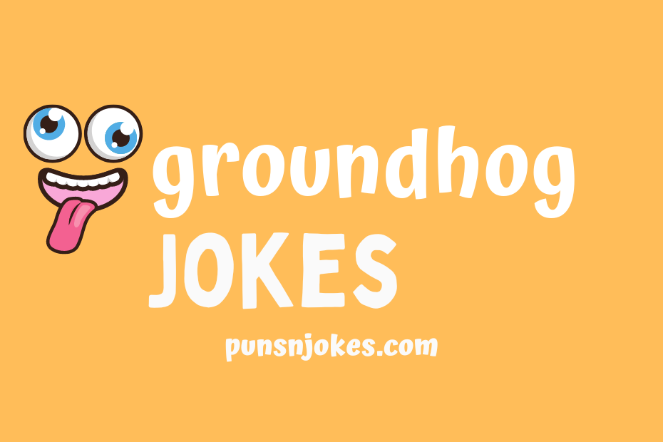 funny groundhog jokes