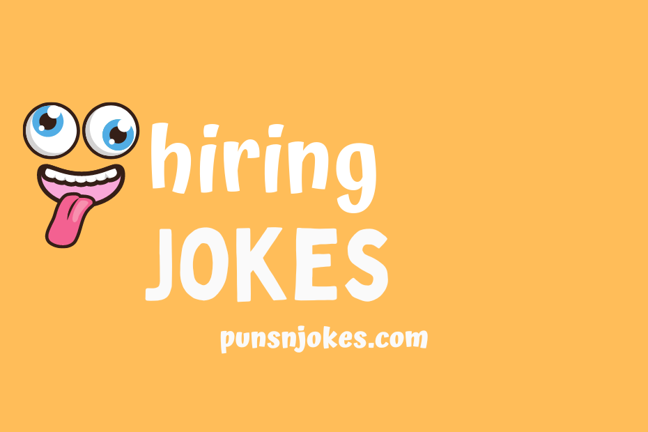 funny hiring jokes