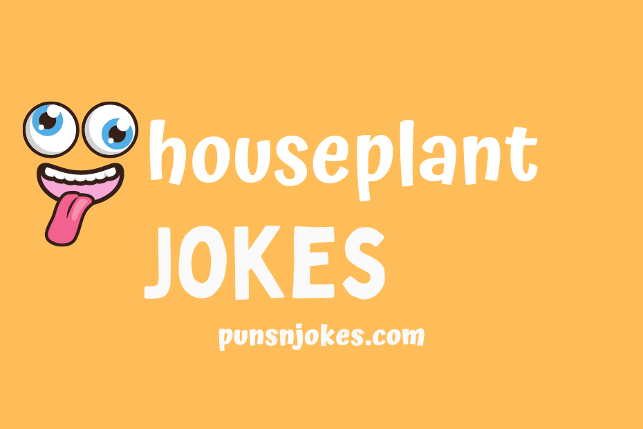 funny houseplant jokes
