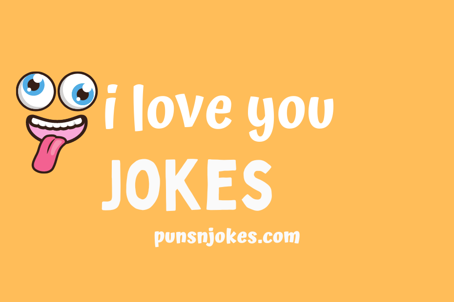 funny i love you jokes