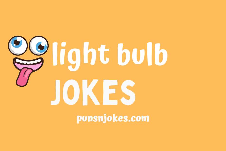 funny light bulb jokes