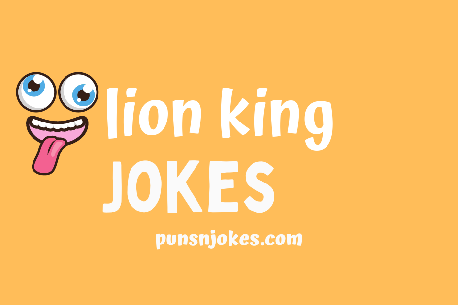 funny lion king jokes