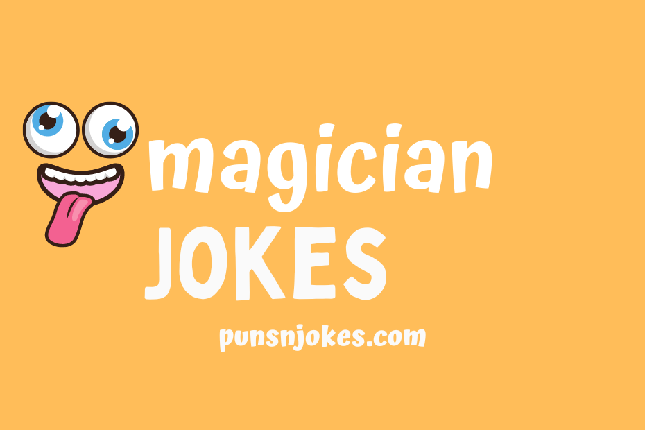 funny magician jokes