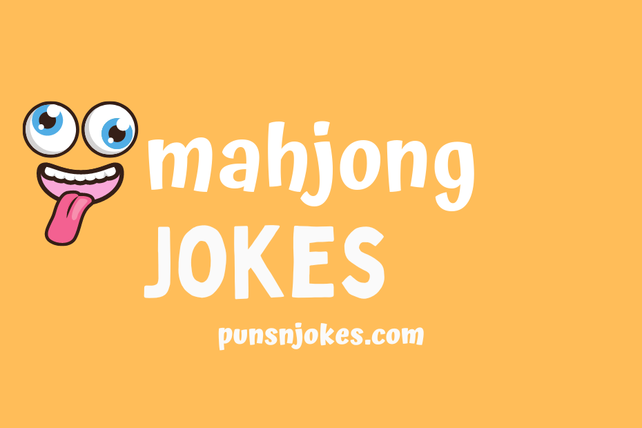 funny mahjong jokes