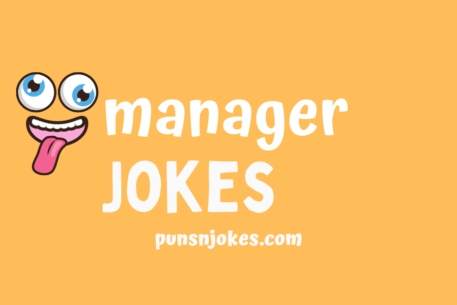 funny manager jokes