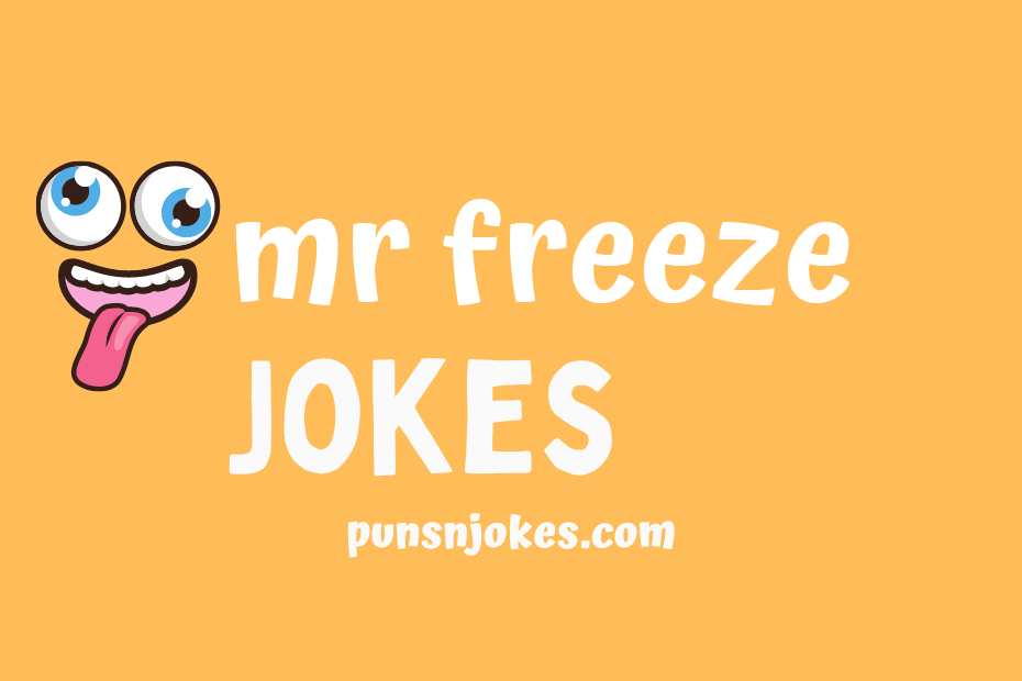 funny mr freeze jokes