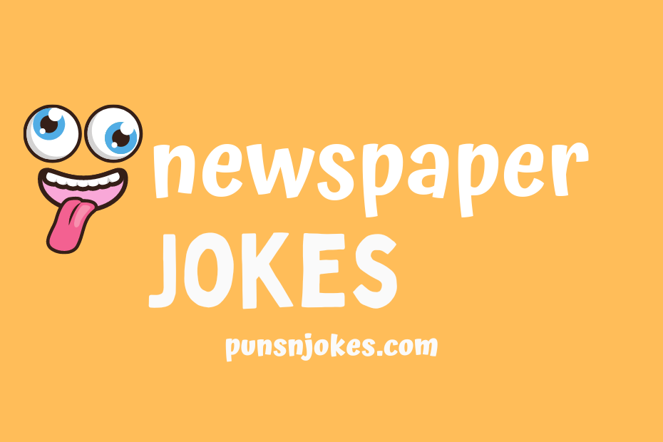 funny newspaper jokes