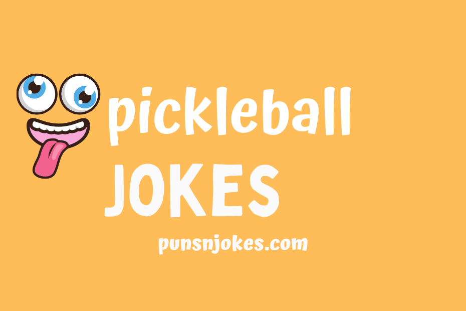 funny pickleball jokes