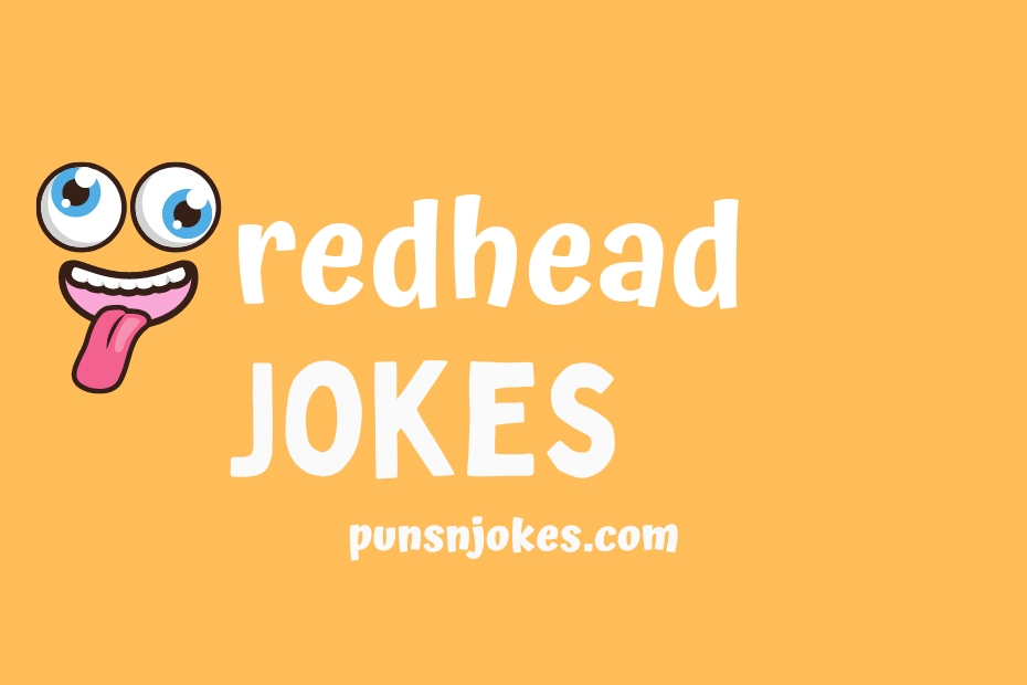 funny redhead jokes