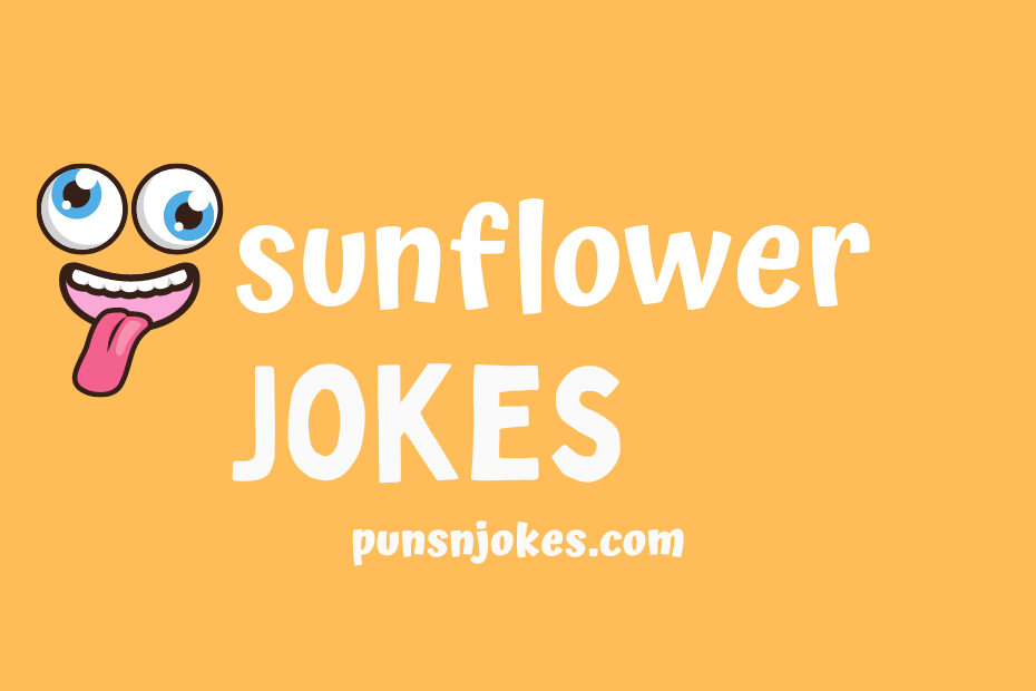 funny sunflower jokes