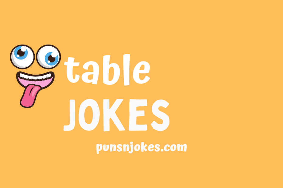 funny table jokes