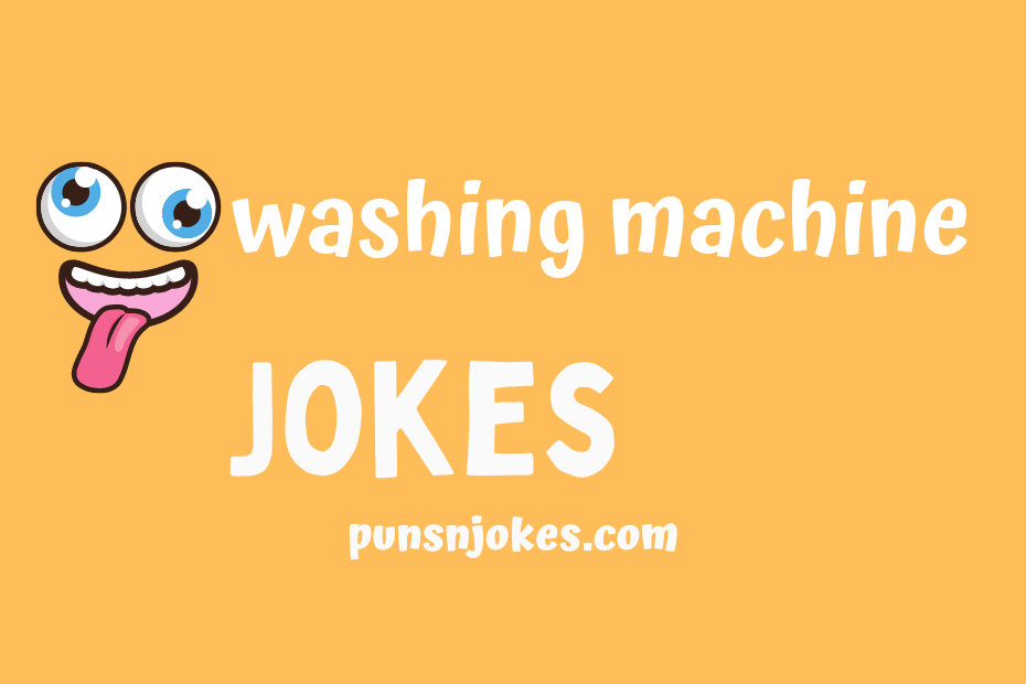 funny washing machine jokes